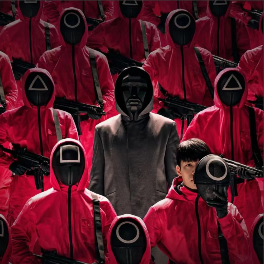 أقنعة الفيلم الكوري 3 ملحقات تنكرية لكامل الوجه أزياء تنكرية أقنعة لعبة قناع شكل التظاهر باللعب المسلسلات التلفزيونية كوس #3