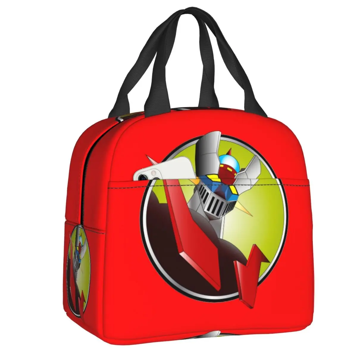

Термосумка для обедов Custom Mazinger Z Anime для женщин, портативный термоконтейнер для еды с роботами UFO Goldorak Grendizer, для школы