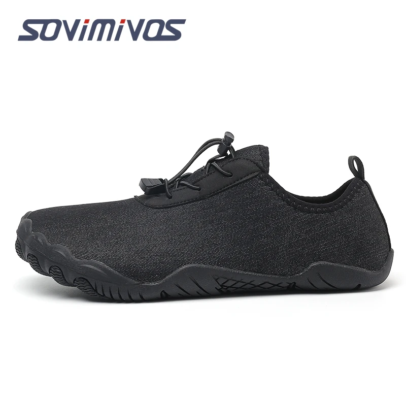 High Quality Light Mens Jogging Minimalist Shoes Man Summer Running Barefoot Shoes Beach Fitness Sports Sneakers Plus Size 46