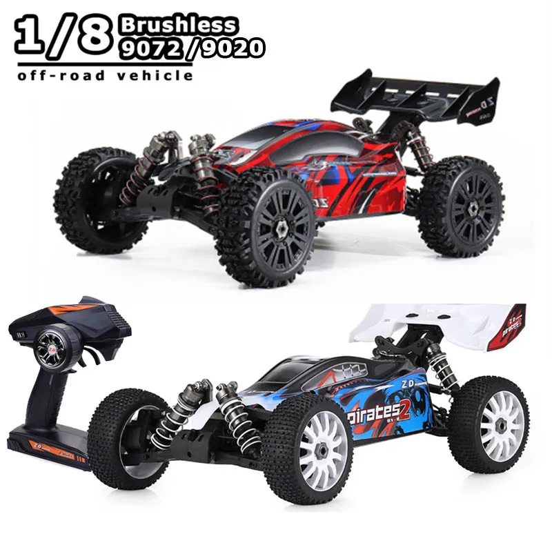 

1/8 ZD Racing 9072 V2 9020 V3 Pirates3 BX-8E 4WD Бесщеточный радиоуправляемый автомобиль Высокоскоростной 80 км/ч RTR / рама Большой радиоуправляемый автомобиль