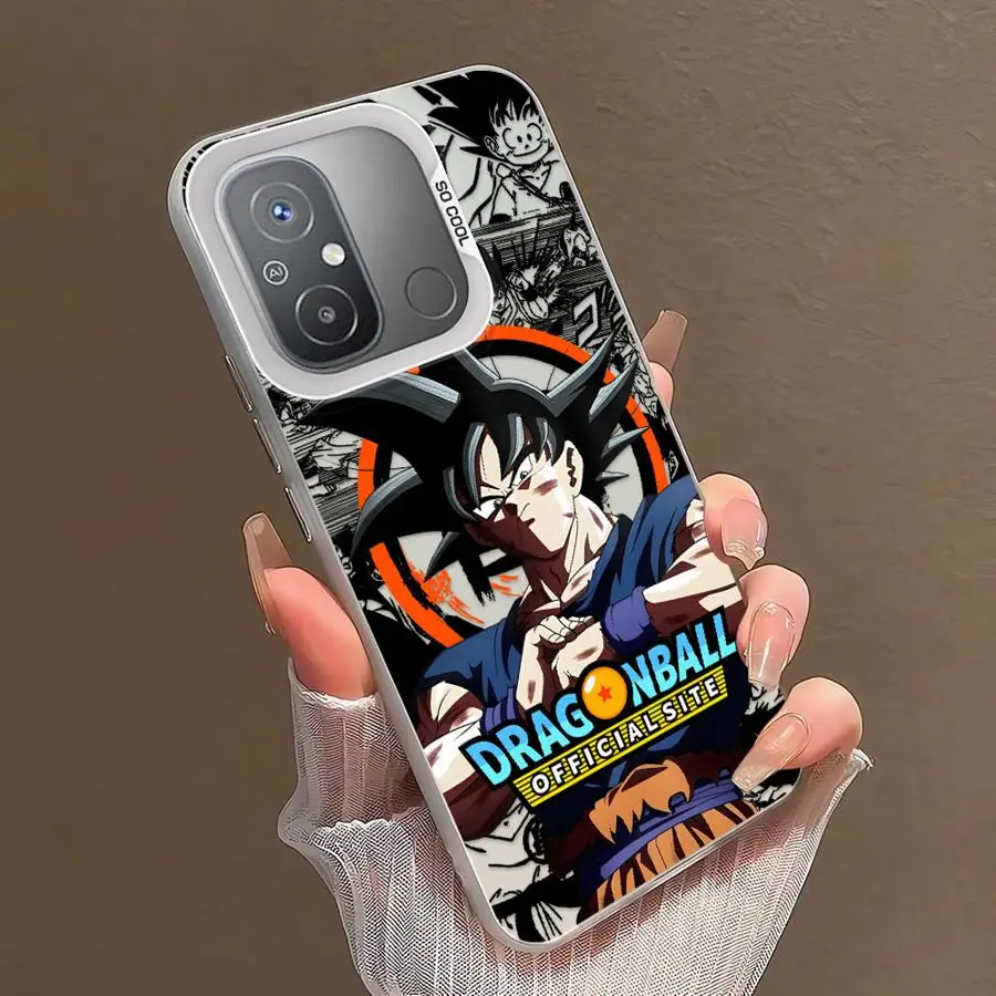 Dragon Ball Cool Saiyan Goku Telefoon Case voor Xiaomi Redmi A4 14C A1 A3 A2 Plus 12 A3x 13C 12C 13 Soft Cover
