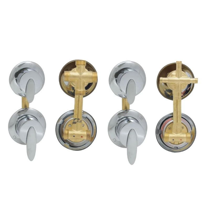 4 Way Shower Faucet Control Brass Shower Room Faucets Mixer Shower Cabin Accessories Shower Diverter Tap