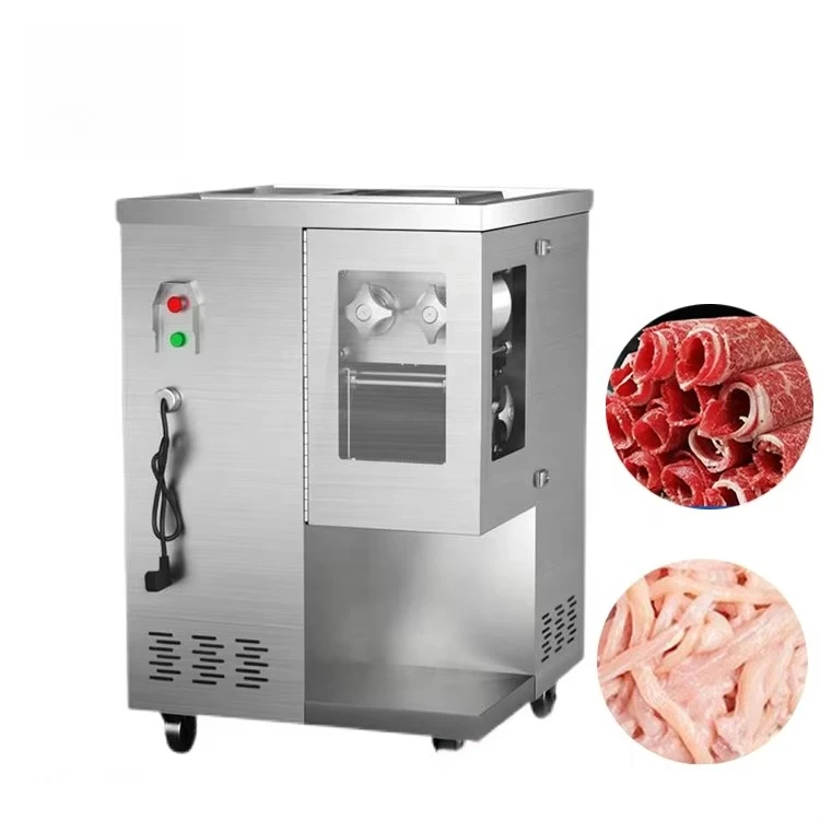 Industrial Electric Chicken Breast Strip Cutting Machine Meat Slicer Shredder For Hotel Industrial Pork Slicer For Hotel
