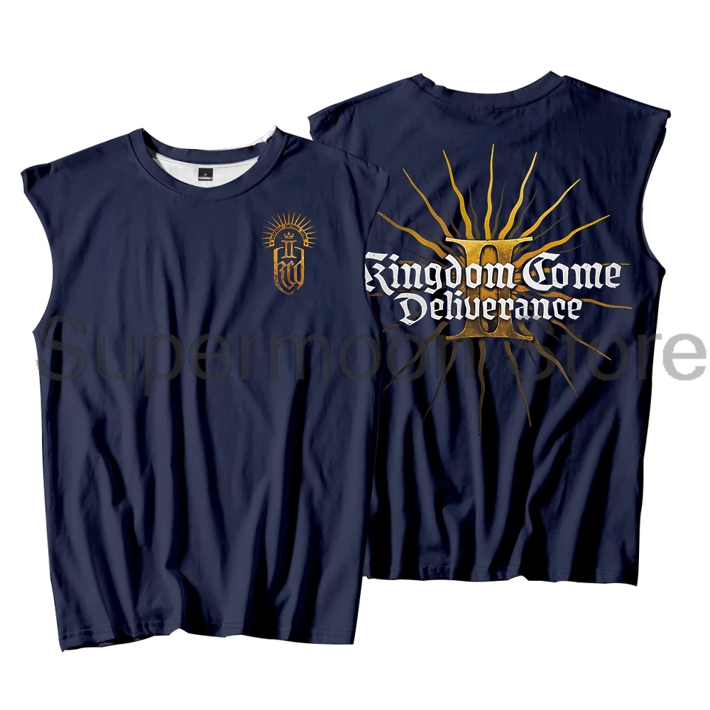 المملكة تعال Deliveryance II Game Merch تانك القمم الصيف بلا أكمام سترة رياضية للصالة الرياضية النساء الرجال Harajuku ملابس رياضية في الهواء الطلق