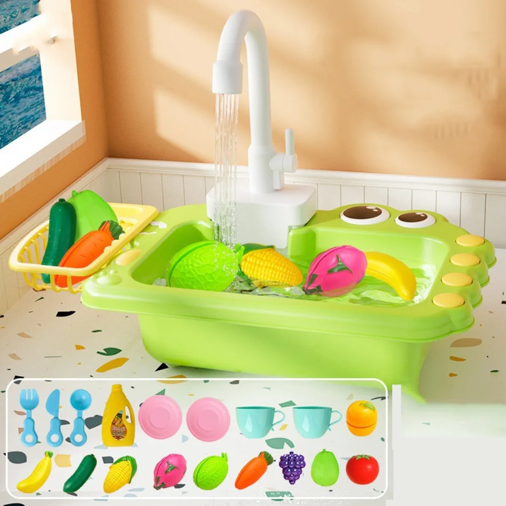 

Tableware Pretend Play Kitchen Sink Toy Universal Simulation Faucet Replacement Toy Plastic Gift Sink Faucet Play Tap For Girls