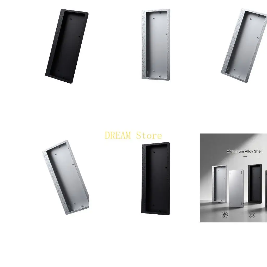 Aluminum Keyboard Outer Shell with Border Detail for Builder Projects Best Sale