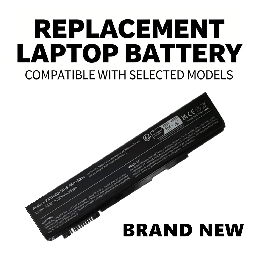 Laptop Battery For Toshiba Dynabook Satellite B450 B452 B650 K40 K41 K45 L40 L41 L45 B451 B551 L35 K46 L46 PA3788U-1BRS