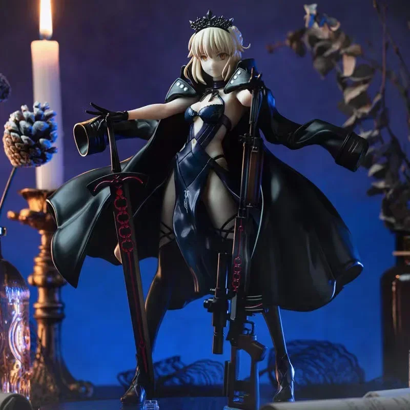 Anime Fate/Grand Order 25cm Altria Pendragon Action Figures Saber Alter Pvc Statue Model Collectible Ornament Toys Adult Gifts