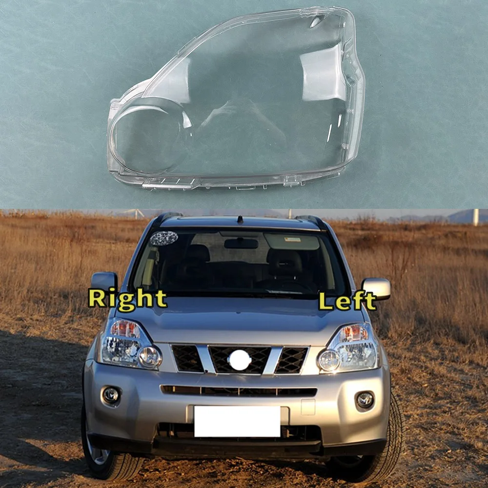 

For Nissan X-Trail 2007 2008 2009 2010 2011 Transparent Headlight Cover Lampshade Lamp Lens Shell Headlamp Housing Plexiglass