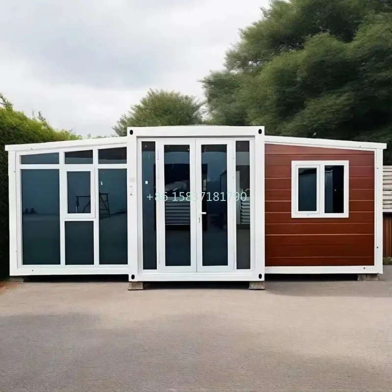 Fast Build Container House Outdoor Luxury Working Storage Folding House Package Tiny Homes Extendable Container House for Spain