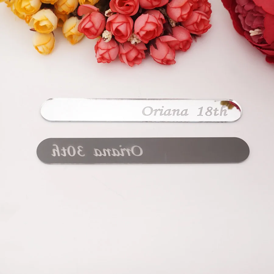 10 Pieces Personalized Couple Name & Date Unique Swizzle Sticks Wedding Or Birthday Party Decoration Drink Stirrers Souvenir images - 6