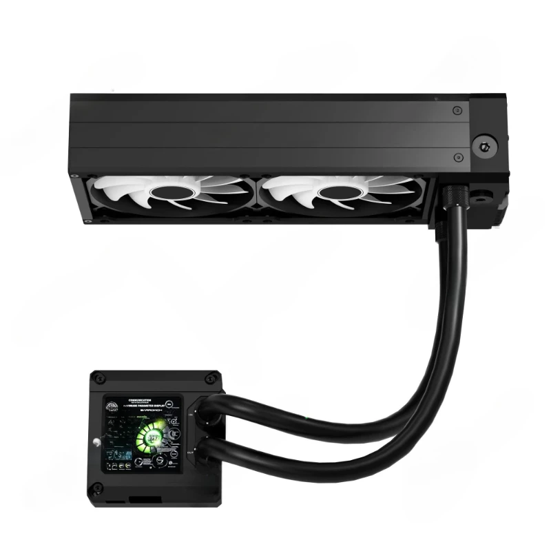 

115X/X99/X299 цифровой экран процессора, водяное охлаждение и рассеивание тепла, встроенный модуль, головка водяного охлаждения