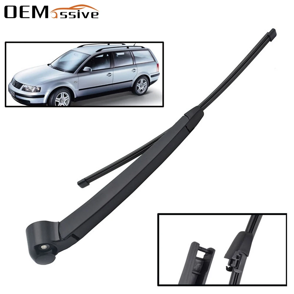 Rear Windshield Wiper Arm Blade Set For VW Passat B5 Variant 1997 1998 1999 2000 2001 2002 2003 Windscreen Wiper