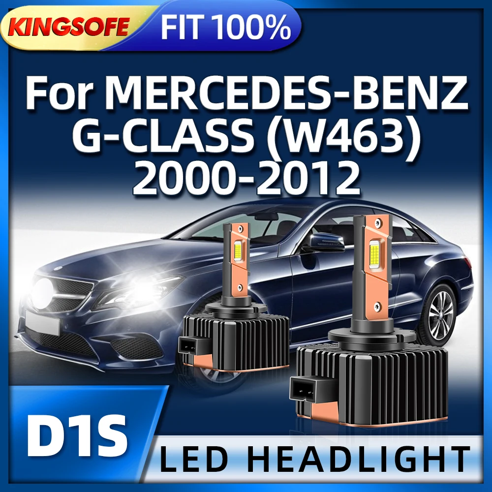 

KINGSOFE D1S LED Headlight HID Bulb 130W Car Light For MERCEDES-BENZ G-CLASS W463 2000 2001 2002 2003 2004 2005 2006 2007-2012