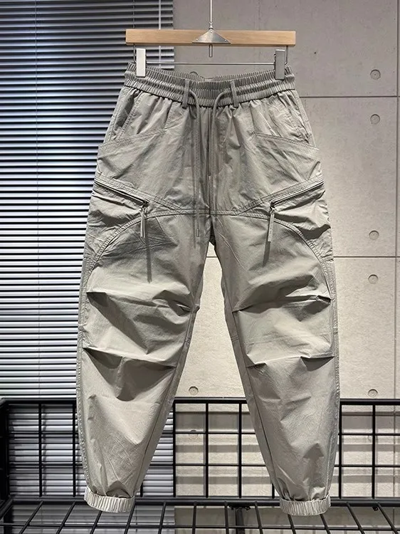 

ey Casual Harlan Work Pants Summer Thin Outdoor Qui Dry Lightweight Loose Fit Sports Trousers Nine Points Harlan Pants
