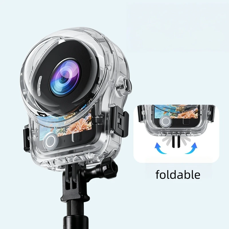 60M Invisible Waterproof Case for DJI Omso 360 2/1 Camera Diving Shell Clear Underwater Photography Protective Housing Accessory