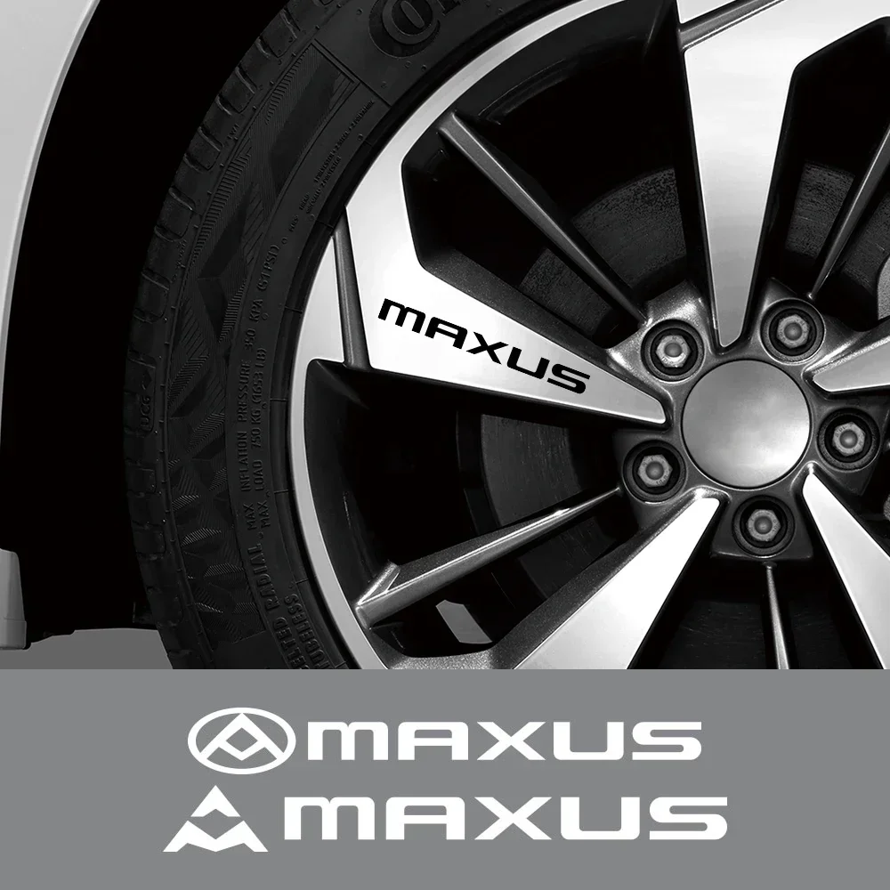 

Наклейки на обод колеса автомобиля для Maxus T60 D60 D90 2022 D20 T70 T90 G10 G20 G50 G90 V80 V90 Euniq 5 6, водонепроницаемые наклейки, автомобильные аксессуары