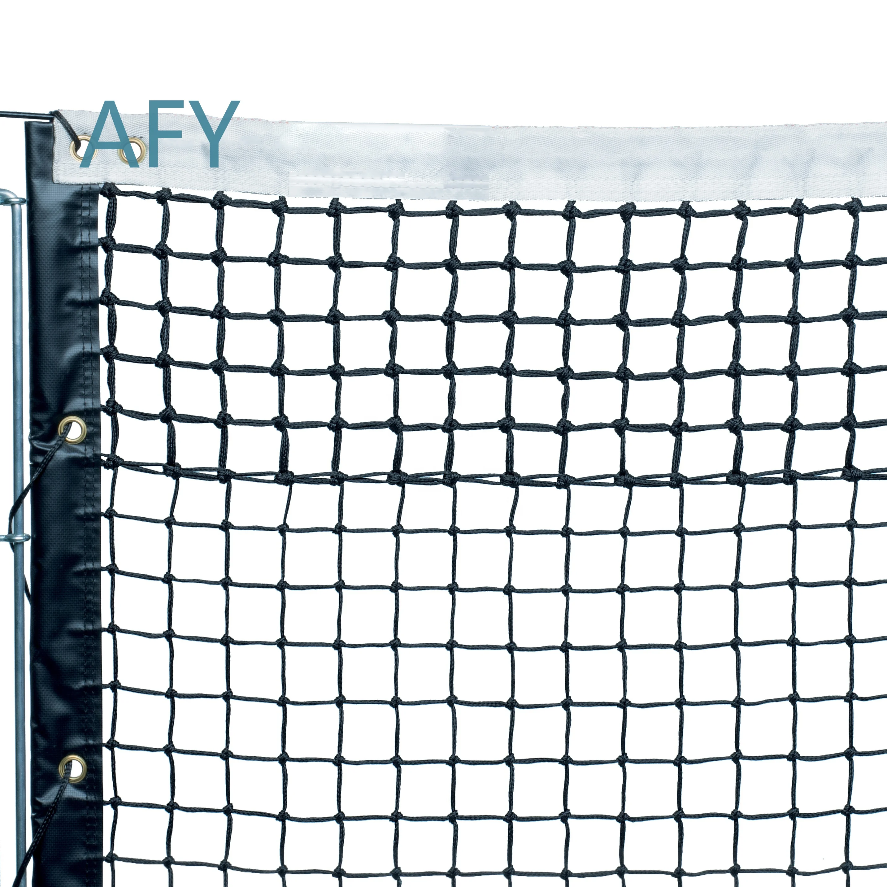 Official Size Tennis Net for Lawn Court Professional Double Layer Polyester Headband Handmade Tennis Net for Outdoor Indoor
