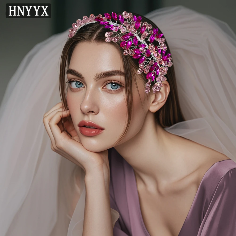 

YouLaPan Exquisite Bridal Wedding Headbands Hand Inlaid Rhinestones Ladies' Banquet Parties Dance Party Hair Accessories YXA139