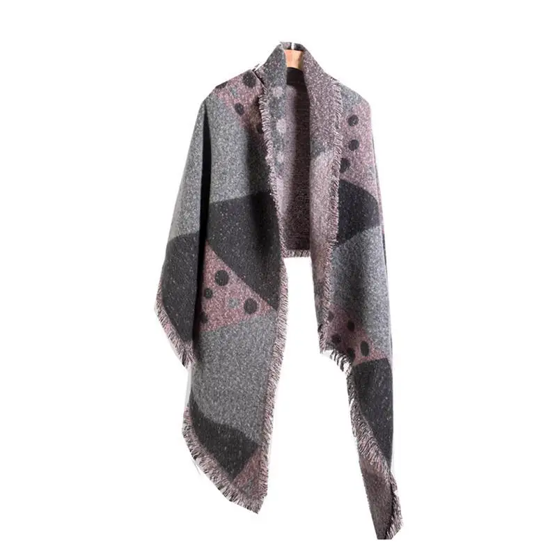 Shawl Wraps For Women Thickened Winter Shawl Winter Shawl Thickened Warm Scarf Neck Warmer Soft Scarf Plush Scarf For Spring