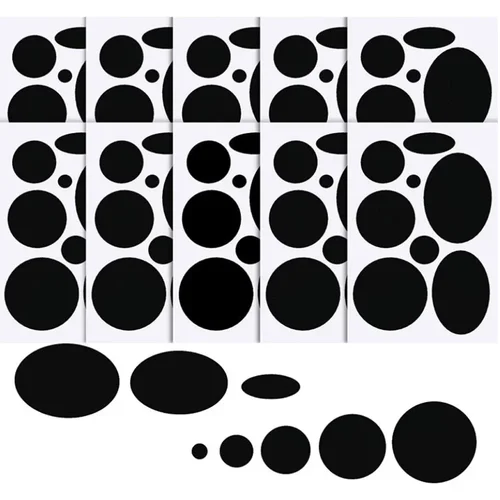 Imagen 2 del producto Parches negros autoadhesivos para chaquetas de plumón, parches lavables para reparación de ropa, parches para chubasquero, pegatinas para paraguas, apliques de tela