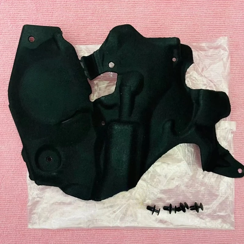 Engine Front Heat Insulation Panel Crankshaft Pulley Front Sound Insulation Cover Suitable for B48 Engine3 5 7 Series528 730 Car