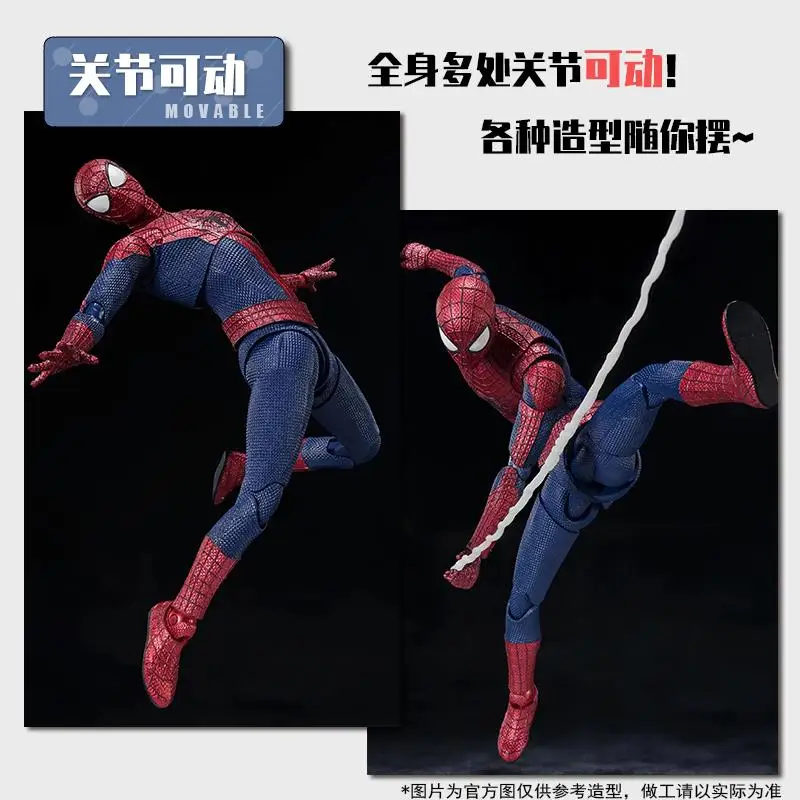 Ct Shf هدية الرجل العنكبوت المذهلة أندرو غارفيلد رئيس النحت المنقولة 6 بوصة الشكل لعبة أطفال هدية الكريسماس #2