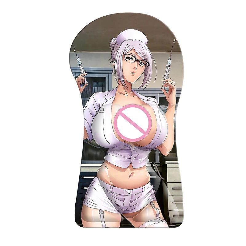 Imagem -02 - Azur Lane Anime Braço Mouse Pad Tamanho Grande Comprimento Criativo Engraçado 3d Tapete de Mesa de Corpo Inteiro Almofada Acolchoada com Descanso de Pulso Sexy Oppai