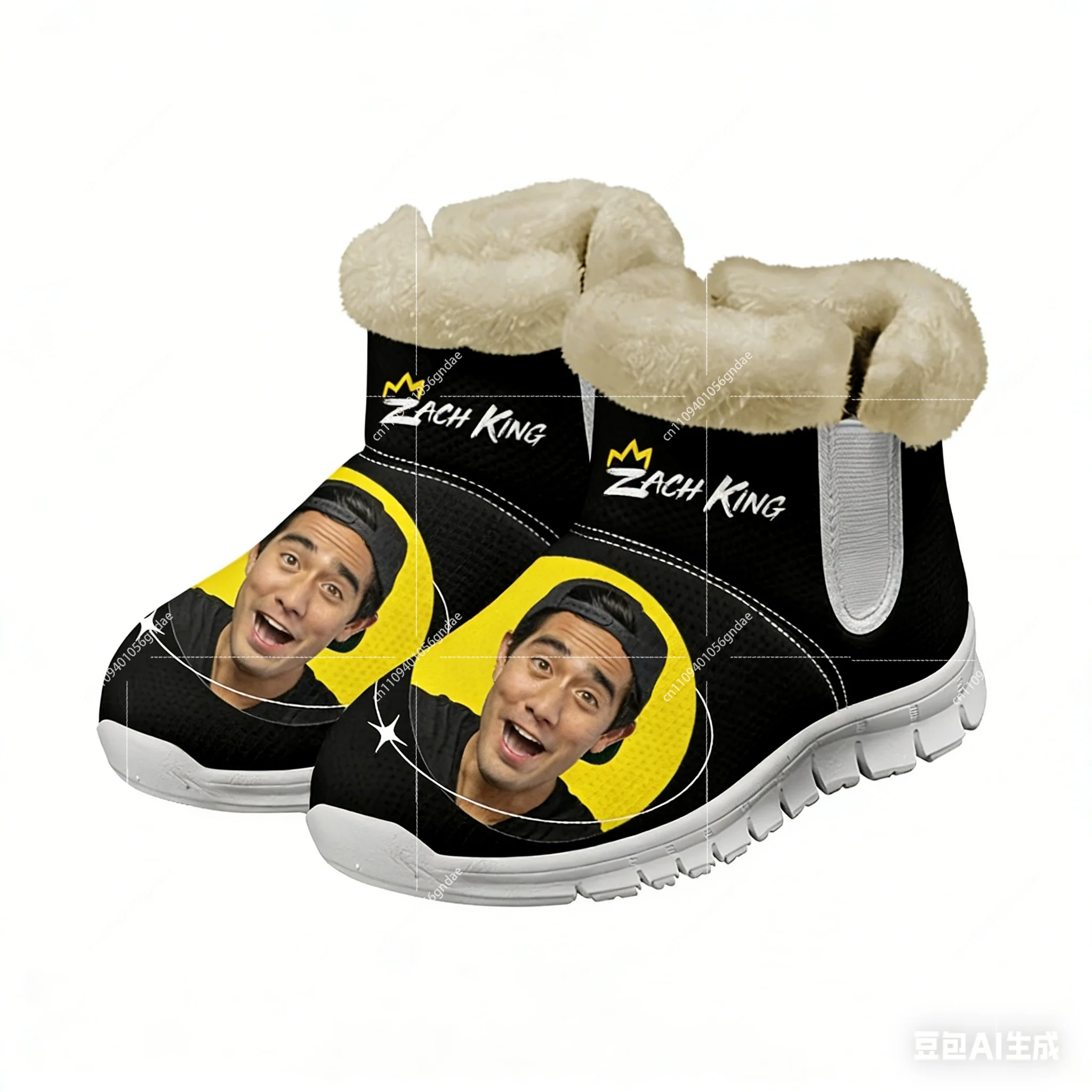 

Zach King Snow Boots American Video Blogger Mens Womens Shoe Keep Warm High Quality Casual Lightweight Sports Custom Sneakers