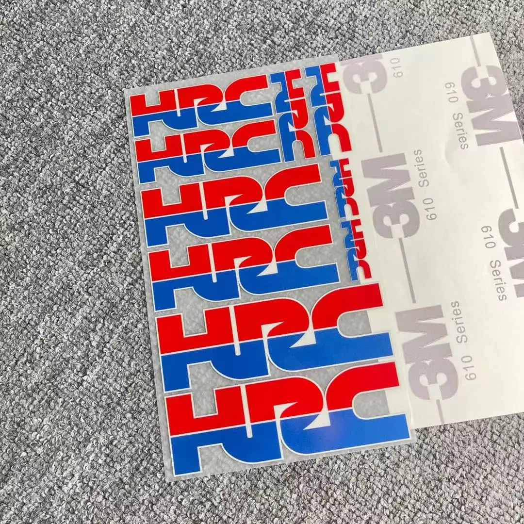 

SET Reflective MotorcycleDecals Tank Stickers For Honda HRC Waterproof and reflective