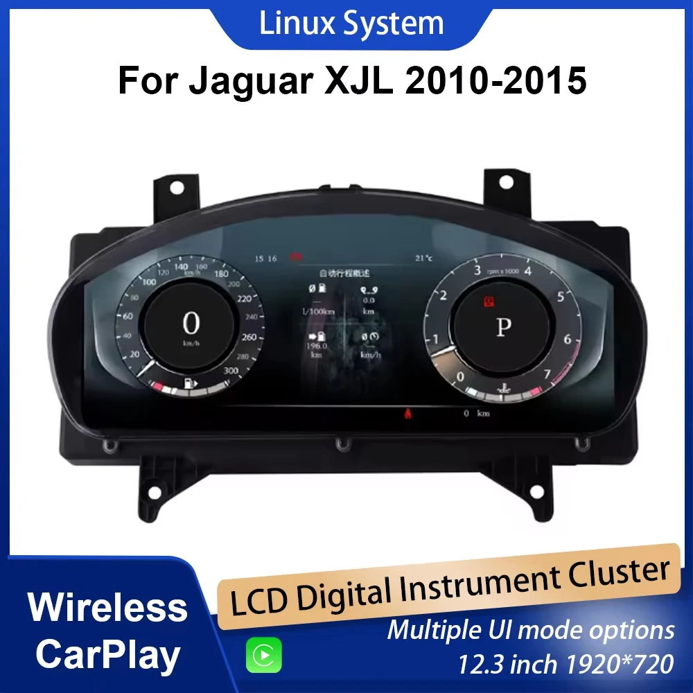 

Цифровая приборная панель для Jaguar XJL 2010-2015, спидометр, беспроводной CarPlay, Plug and Play