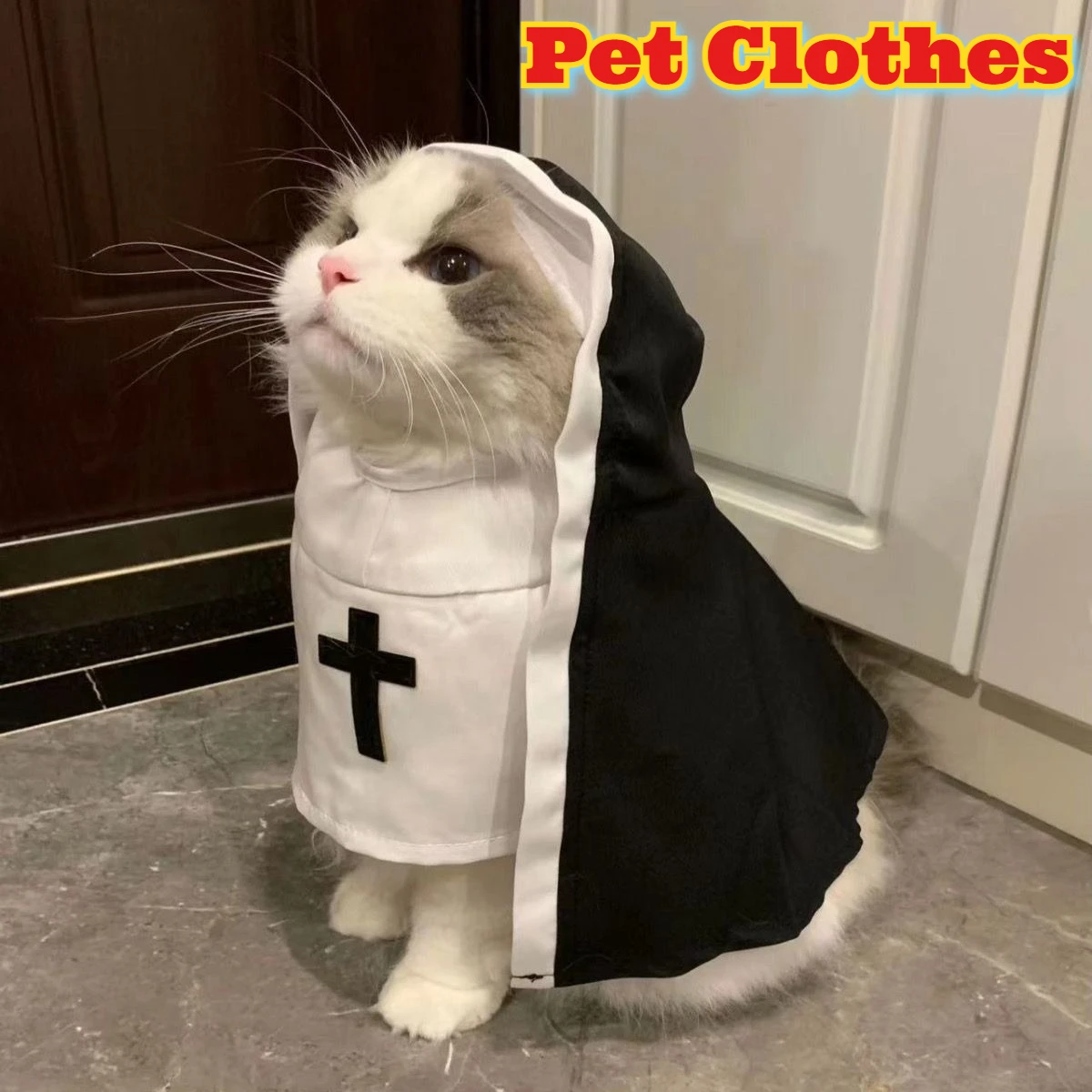

Pet Clothes Costume Cosplay Breathable Cute Funny Outfit Photoshoot Props Apparel Cats Dogs Small Animals Social Media Viral