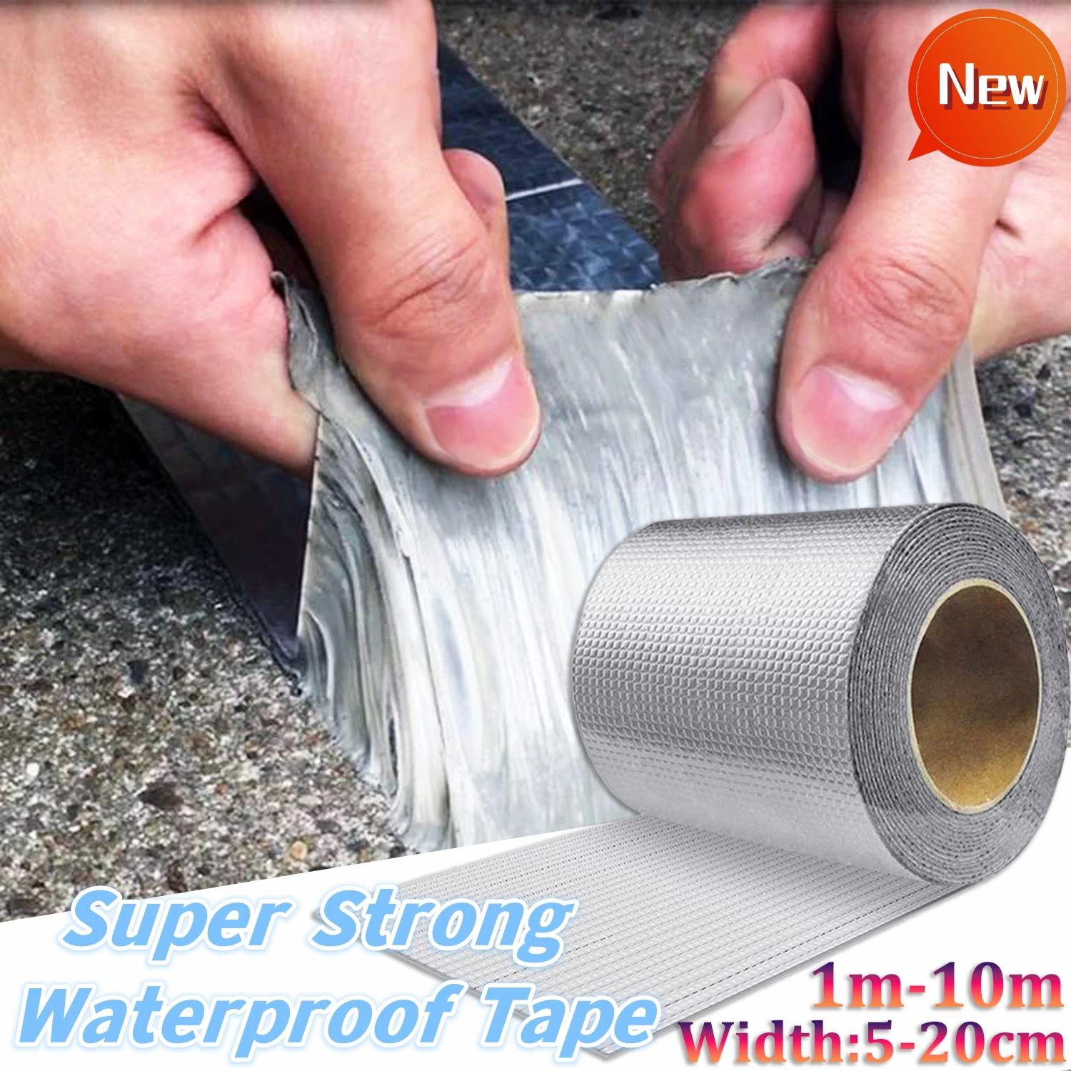 Waterproof Tape Self-adhesive Butyl Sealing Tape Roof Repair Sealed Adhesive Sealant High And Low-temperature Resistance Tape