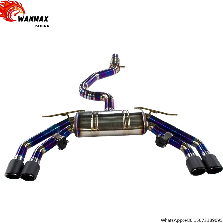 

High Performance Titanium Exhaust System for 2013-2020 S3 8V 2.0T - Catback Sport Upgrade with Carbon Tips