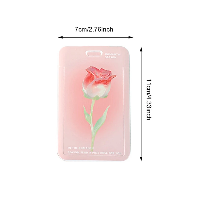 Rose Tulip Hard Card Set, Estudante Campus Meal Card, Controle de Acesso, Metro Bus Water Card, Work ID Protection Plate