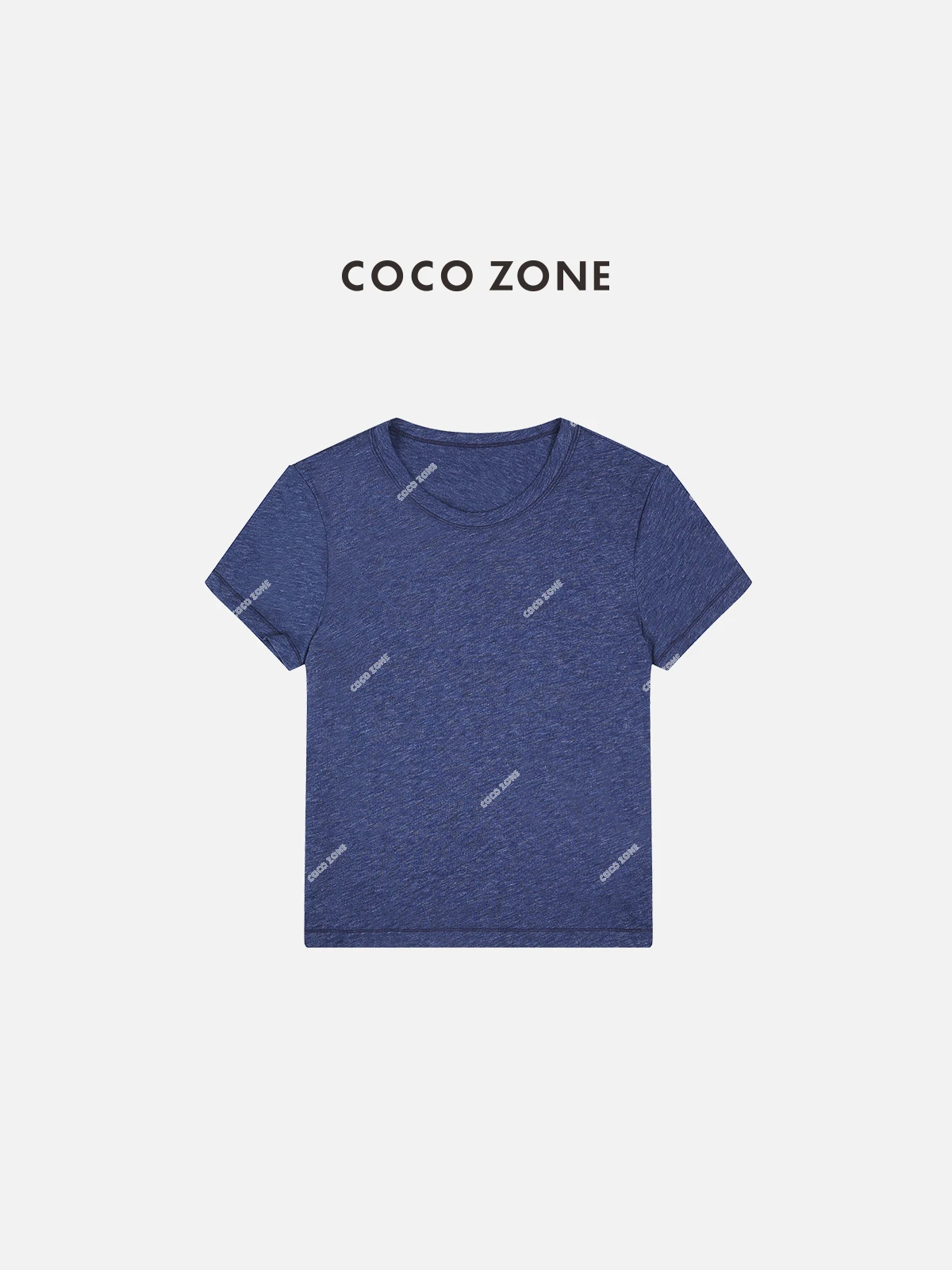 

Женский повседневный топ Zone Round Ne Floral, однотонный, для работы и отдыха, весенний, из смесового хлопка, с рукавами