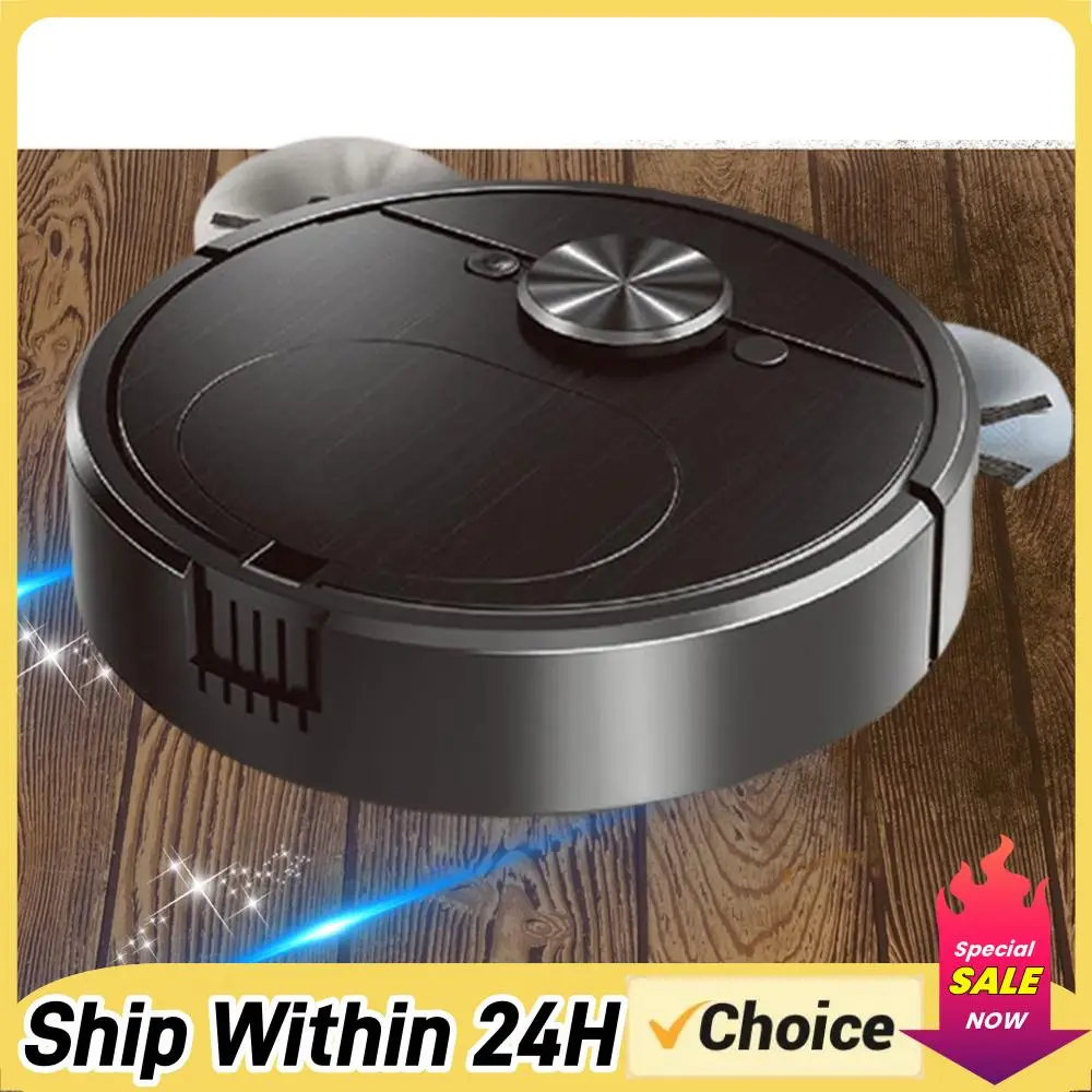 3 In 1 Smart Sweeping Robot Rechargeable Intelligent Wiping Floor Robot Automatic Cleaning Machine for Pet Hair Carpets Floors