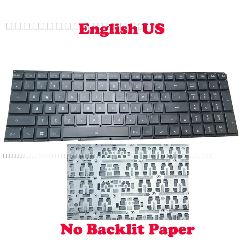 Клавиатура A + без подсветки для Gigabyte для AORUS 15P KB WB RX5LVC RX5L, английская, новая, США Клавиатура A + без подсветки для Gigabyte для AORUS 15P KB WB RX5LVC RX5L, английская, новая, США