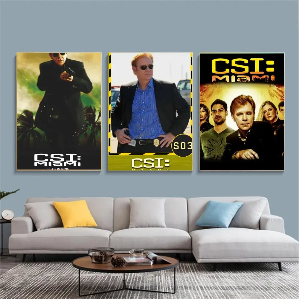tv series C-CSI Miami-I Painting Calligraphy Nature Inspired Artwork for Living Room  Home Decoration