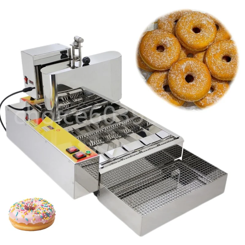 Portable for Commercial Use Mochi Fryer Doughnut Extruder Donut Maker Four-Row Production Maquina Para Hacer Donas Machine