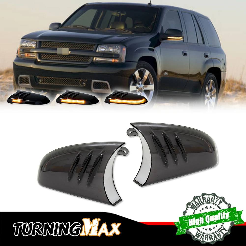 

Для Buick Rainier, для Chevrolet Trailblazer, для GMC Envoy и для Oldsmobile Bravada, передние боковые зеркальные фонари, динамический янтарный светодиод