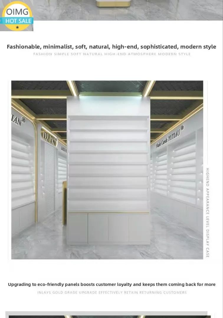 Elegant High - Glossy Modern White Stand for Nail Polish Display - Neatly Arrange and Present Your Nail Color Collection