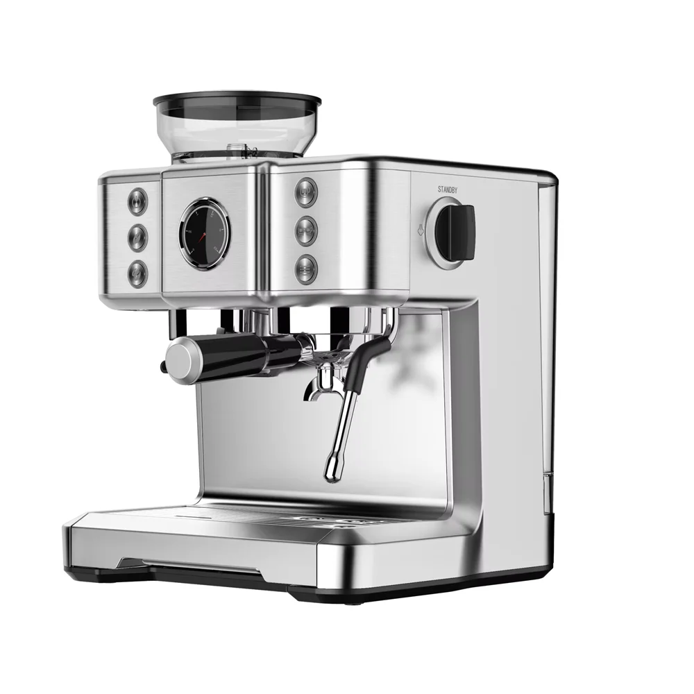 Commercial Best Desktop Stainless Steel Profesional Coffee Grinders Cappuccino Espresso Machine