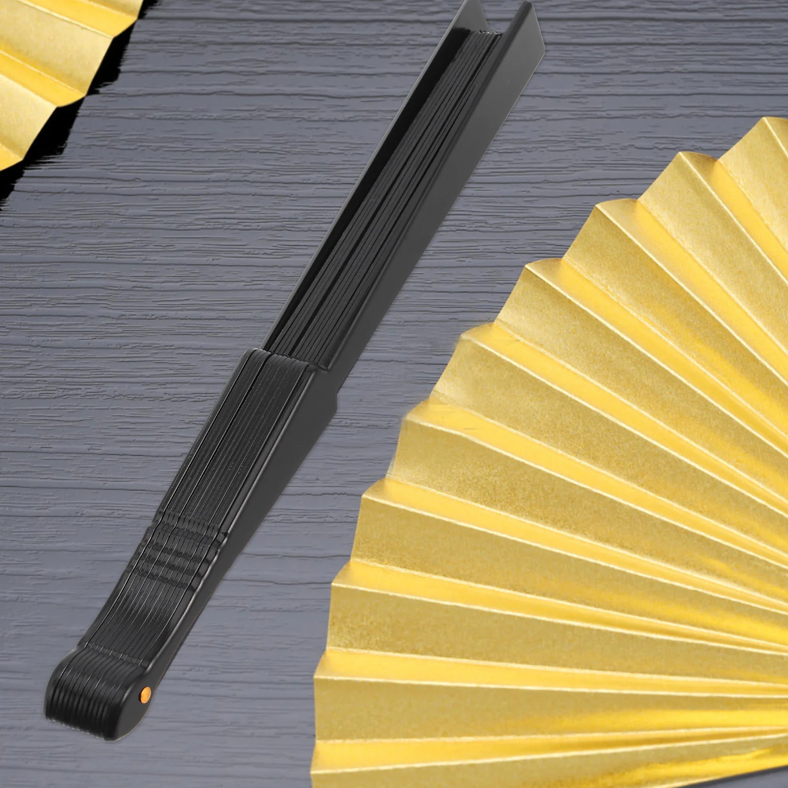 

Craft Fan Frame Foldable Hand Fan for DIY Wedding Sewing Art Decoration Japanese Chinese Ribbing