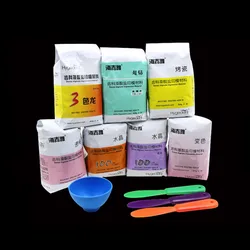 Dental Lab Impression Materials Alginate Powder Denture Gypsum Model Dentistry Teeth Chromatic Mold Impressing Putty Consumable