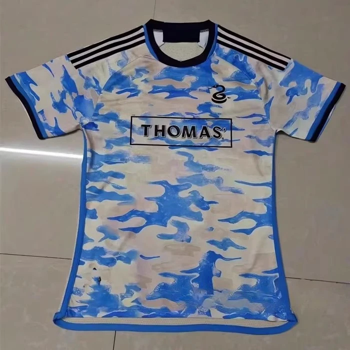 25-26 MLS Philadelphia Union Camisetas estampadas en 3D para hombres y mujeres para verano, camiseta deportiva de secado rápido y transpirable.