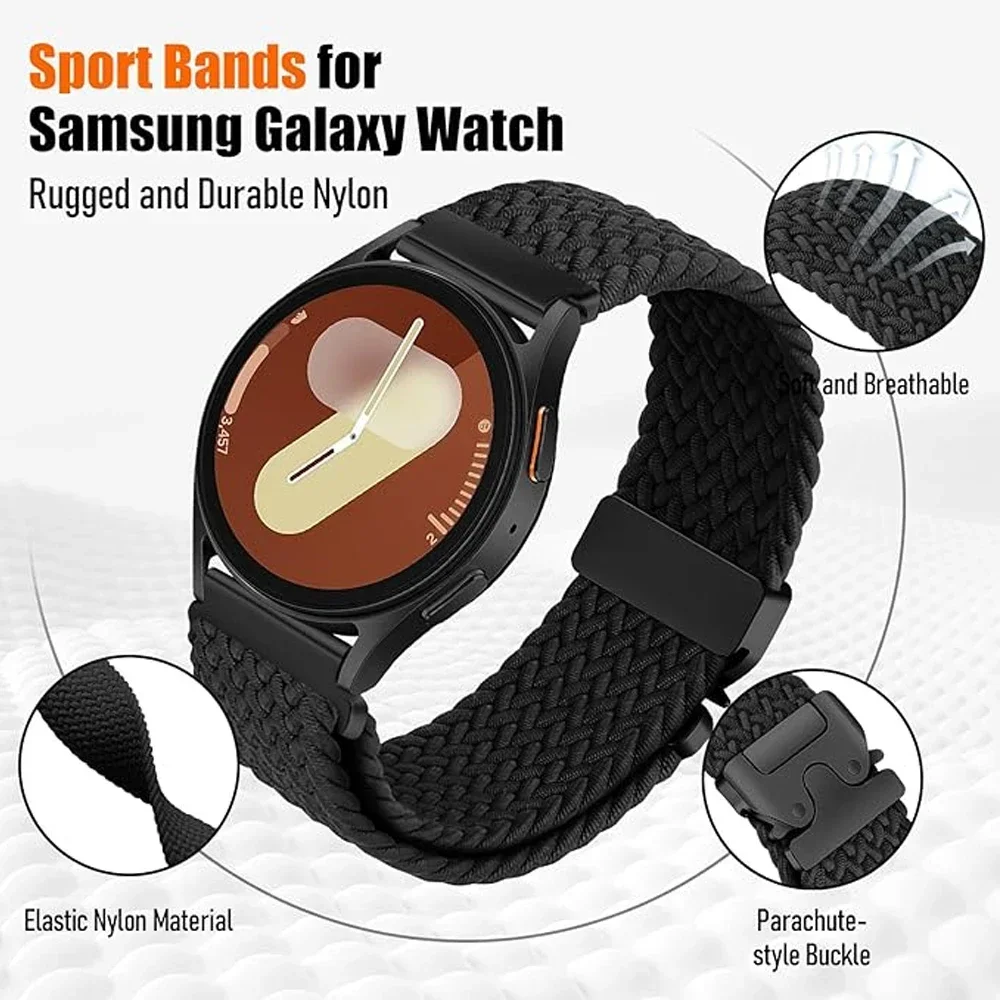20 مللي متر 22 مللي متر المظلة حزام ل Garmin Forerunner 570 165 255 265 55/Vivoactive 6 5 4 النايلون الفرقة ل Venu 3 2 Sq2 سوار مضفر