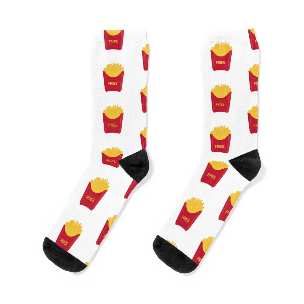 McDonald’s box of fries Socks with print Climbing custom sports Christmas Boy Socks Women's