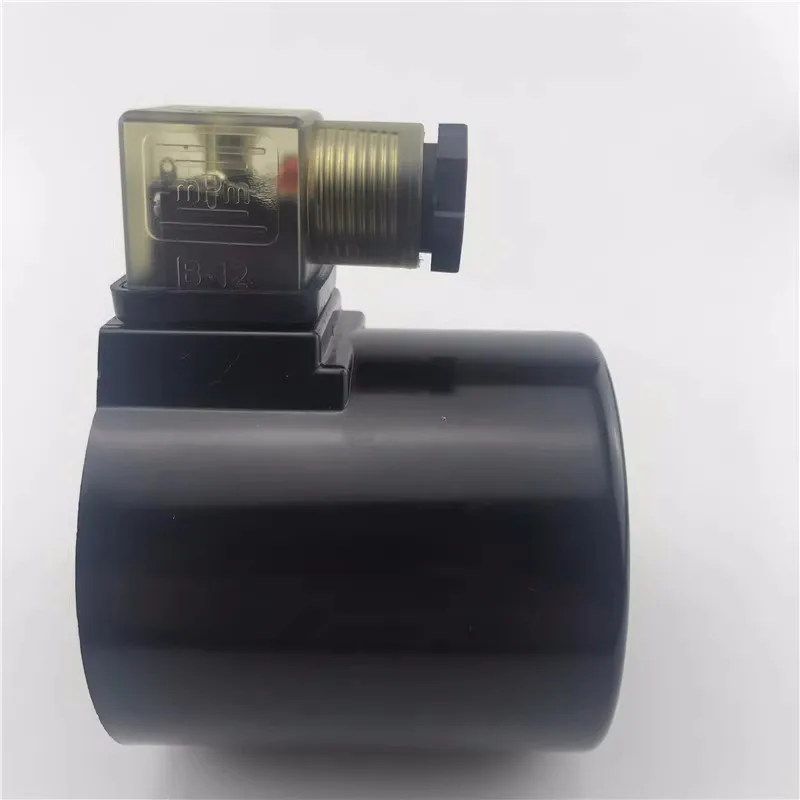Electromagnetic Directional Control Valve Coil DSG-03 Inner Diameter 26mm Height 70mm Black Circular Coil DC24V AC220V