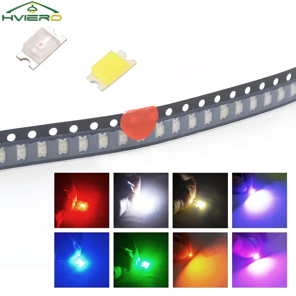 10PCS 1206 Super Bright Chip Light Bead SMD SMT Lamp LED Emitting Bulbs Diodes Module Decoration Garden Ceiling Atmosphere Neon